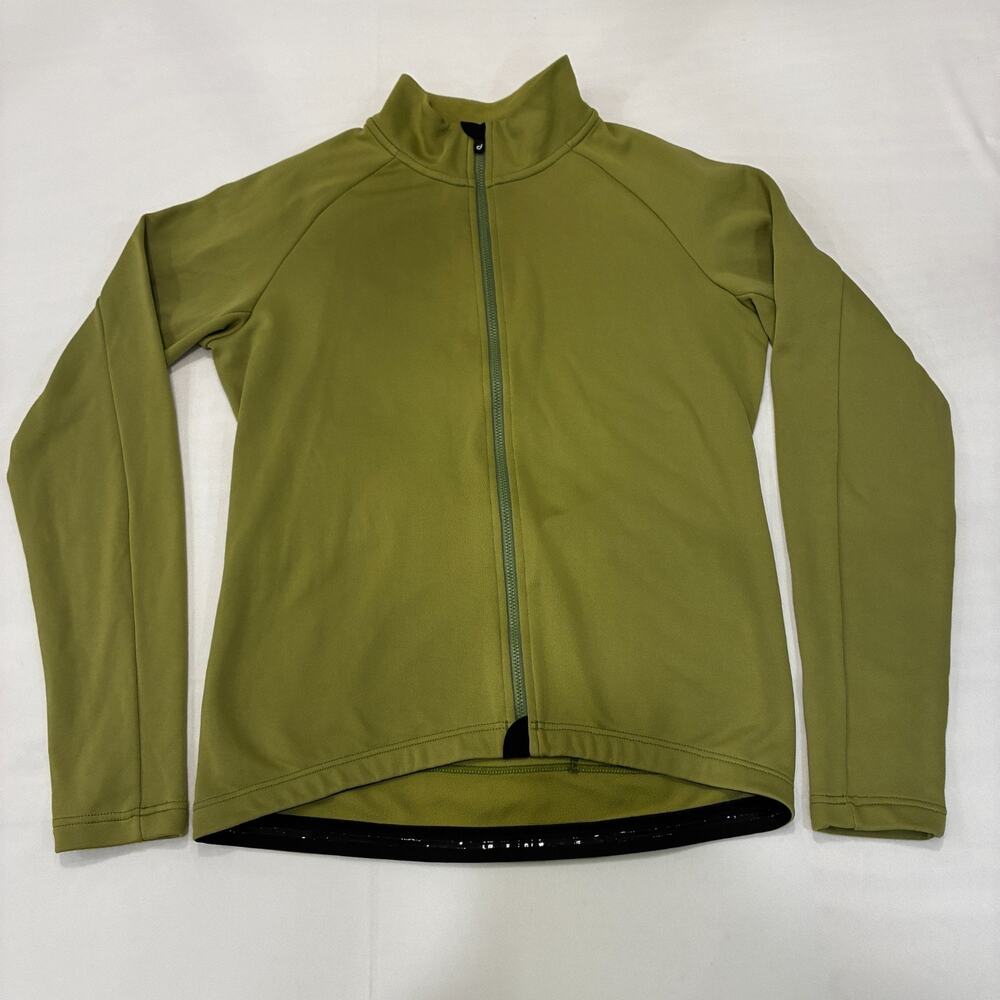 Velocio Men's Cycling Jersey Long Sleeve Size M Color Lime Green